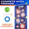 USA Toyz Astroshot Gemini Extreme Shooting Game for Kids 2 Pack Foam Ball Popper Air Guns and Moving Target Shooting Game Toy for Boys Girls 2 Guns 30 Balls Outdoor Compatible with Nerf Blue/Orange view 4