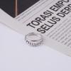 925 Sterling Silver Anti Anxiety Ring for Women Fidget Rings for Anxiety with 8 Spinner Beads Dainty Stress Relief Silver Ring Jewelry Gifts view 2