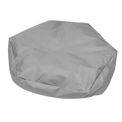 Hemoton Hexagon Sandpit Cover 90X8 Inch Waterproof Oxford Cloth Sandbox Lid Protective Outdoor Cover for Kids Garden Play Weatherproof