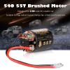 GoolRC 540 Brushed Motor 55T Turns and 60A Brushed ESC Electric Speed Controller Combo Set for 1/10 HSP Redcat Traxxas Tamiya HPI RC4WD Axial RC Crawler Car view 2