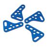 1Set Metal Double Shock Absorbers Bracket Damper Mount Stand Compatible with Axial SCX10 TRX4 TRX6 D90 90046 90047 1/8 1/10 RC Crawler Car (Blue) view 3