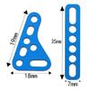 1Set Metal Double Shock Absorbers Bracket Damper Mount Stand Compatible with Axial SCX10 TRX4 TRX6 D90 90046 90047 1/8 1/10 RC Crawler Car (Blue) view 4