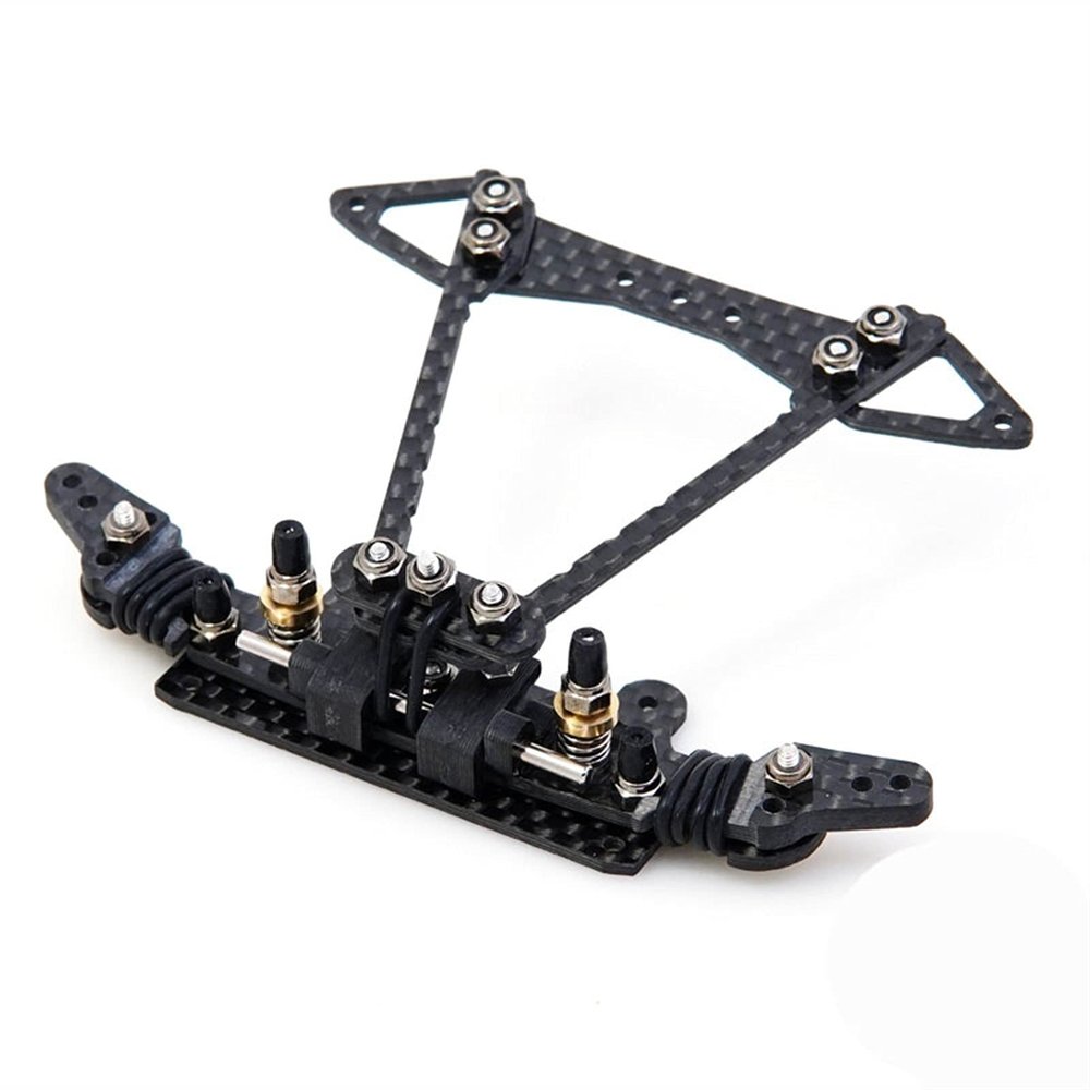 DAPENGNIAO 1Set Self-Made Carbon Fiber CNC Parts Fish Head Kit MS MSL Suspension Chassis Vehicle Parts Swing Road for Tamiya Mini 4WD Car Accessories