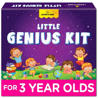 Learnabee Toys for 3 Year Old Boys/Girls | Gift for 3 Year Old Kids | Board Books and Fun Activities | Learning and Educational Toys & Games (1 Box Set)