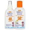 Double pack Safe Sea Anti-jellyfish Sting Protective Lotion- SPF40 Spray and SPF50 for kids- Hypoallergenic Jellyfish & Sea Lice Sunscreen for Safer Sea (4oz Bottle, 2 Pack) view 1