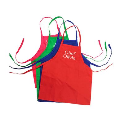 AILIN Custom Name Kids Apron Chef Hat Set For Boy Girl Cooking Baking Painting Craft