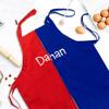 AILIN Custom Name Kids Apron Chef Hat Set For Boy Girl Cooking Baking Painting Craft view 2
