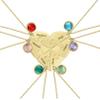 MissNaNa BFF Necklace Personalized Stitching Necklace with Birthstone 2/3/4/5/6 Pcs Customized Heart Puzzle Necklace for Family BFF Friendship Pendants (Set of 6) view 1