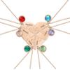 MissNaNa BFF Necklace Personalized Stitching Necklace with Birthstone 2/3/4/5/6 Pcs Customized Heart Puzzle Necklace for Family BFF Friendship Pendants (Set of 6) view 4