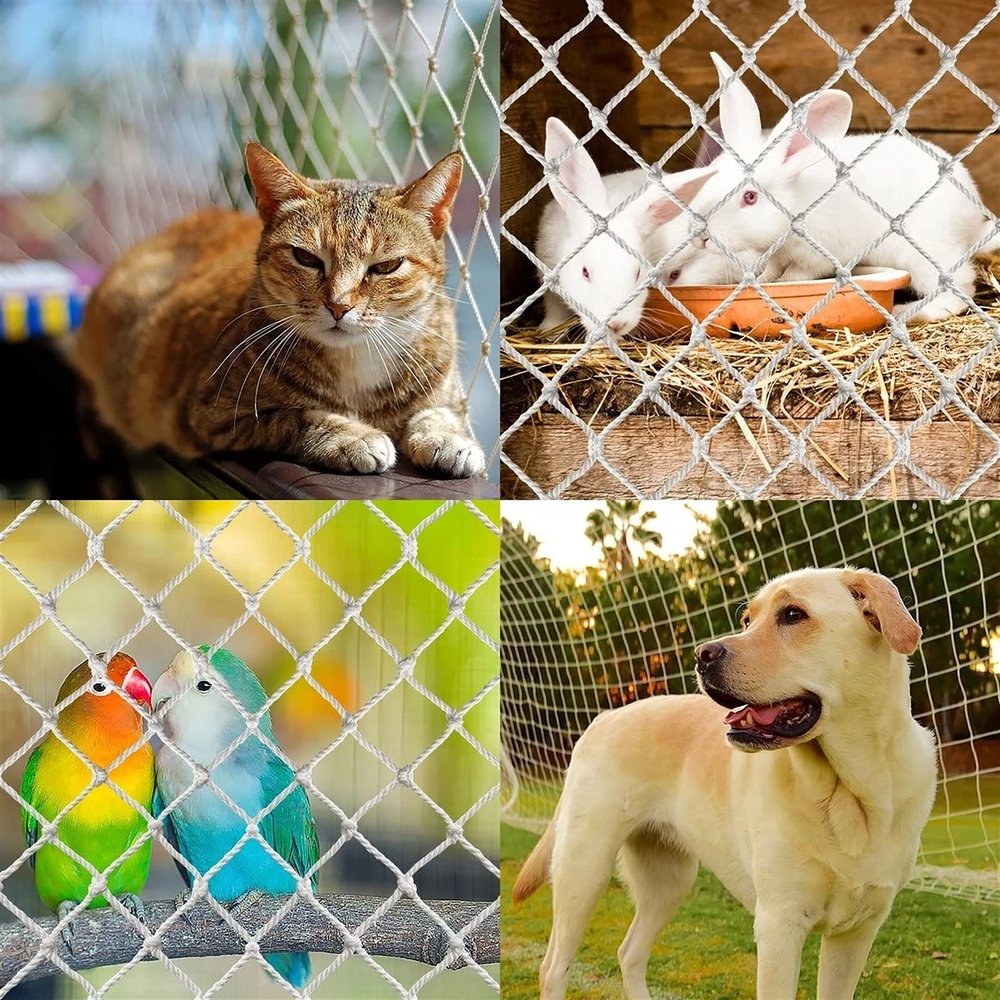 AWSAD Children Safety Net Safety Stairs Rail Net Balcony Banister Railing Guard Mesh Pet Cat Protection Net Nylon Netting Fence Size : 28m(726ft)