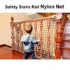 AWSAD Children Safety Net Safety Stairs Rail Net Balcony Banister Railing Guard Mesh Pet Cat Protection Net Nylon Netting Fence Size : 28m(726ft) view 4
