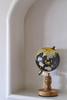 Artizay Vintage Round Wooden Brass Black Rotating Globe for School, Office and Study Room view 2