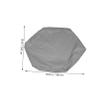 1 Pc Cover Kids Hexagon Sandbox Pit Keep Child Sandbox Liner with Cover s Outdoor Rain for Fabric Round 190t Oxford Cloth Grey view 3
