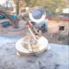 Ganga Nautical Golden Brass 6 inch Antique Alidate with Working Telescope,Surface Level & Magnetic Compass view 2