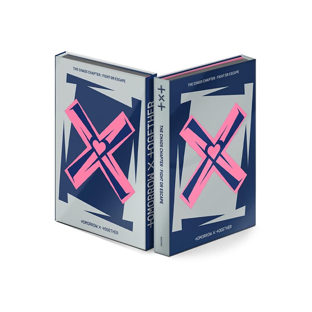 TXT The Chaos Chapter : Fight or Escape 1st Repackage Album Tomorrow X Together [+Extra Photocard and Sticker] (Set (Both Fight & Escape ver))
