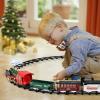 FANL Train Set with Remote Control - Christmas Train Toys - Steam Locomotive Engine, Cargo Car and Train Tracks - Rechargeable Electric Train Toy Gift Toys for Age 3 4 5 6 + Kids. view 2