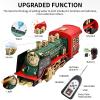 FANL Train Set with Remote Control - Christmas Train Toys - Steam Locomotive Engine, Cargo Car and Train Tracks - Rechargeable Electric Train Toy Gift Toys for Age 3 4 5 6 + Kids. view 3