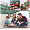 FANL Train Set with Remote Control - Christmas Train Toys - Steam Locomotive Engine, Cargo Car and Train Tracks - Rechargeable Electric Train Toy Gift Toys for Age 3 4 5 6 + Kids. view 4