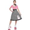 Women's Car Hop Cutie Costume - X-Large (14-16)- Retro Roller Diner Doll Style, Perfect for Halloween & Costume Parties - 1 Set view 1