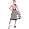 Women's Car Hop Cutie Costume - X-Large (14-16)- Retro Roller Diner Doll Style, Perfect for Halloween & Costume Parties - 1 Set view 2