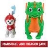 Paw Patrol, Rescue Knights Marshall and Dragon Jade Action Figures Set, Kids Toys for Ages 3 and up view 4