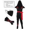 Black & Red Dragon Fighter Ninja Costume - Women's X-Large (14-16) - Perfect For Halloween, Cosplay, & Themed Parties - 1 Set view 2