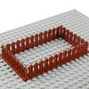 BAENRCY 50pcs Fence Building Blocks Pieces City Accessorices House Sencery Accessories House Fence Set Building Bricks Kit DIY Building Set Compatible All Major Brands (#2) view 3