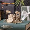 Rolife 3D Wooden Puzzles Model Kit for Adults and Teens to Build Musical Instrument Series (Drum kit) view 2
