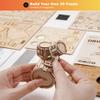 Rolife 3D Wooden Puzzles Model Kit for Adults and Teens to Build Musical Instrument Series (Drum kit) view 3