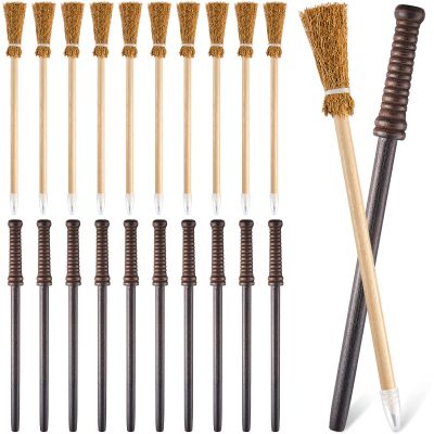 Chinco 20 Pcs Wand Pencils Party Favors Witch Broom Pencils Bulk Set, Halloween Wand Theme Birthday Goody Bag Filler Favors for Kids Teen Tween Boys Girls School Rewards