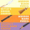 Chinco 20 Pcs Wand Pencils Party Favors Witch Broom Pencils Bulk Set, Halloween Wand Theme Birthday Goody Bag Filler Favors for Kids Teen Tween Boys Girls School Rewards view 3