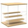 DuvinDD Acrylic Display Case with 4-Tier Collectibles Stand, Clear Figure Display Case with Door, Countertop Display Box Dustproof Storage Organizer, 12.5" L x 10" D x 12" H view 1