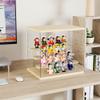 DuvinDD Acrylic Display Case with 4-Tier Collectibles Stand, Clear Figure Display Case with Door, Countertop Display Box Dustproof Storage Organizer, 12.5" L x 10" D x 12" H view 2