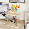 DuvinDD Acrylic Display Case with 4-Tier Collectibles Stand, Clear Figure Display Case with Door, Countertop Display Box Dustproof Storage Organizer, 12.5" L x 10" D x 12" H view 3