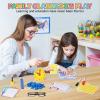 Alritz Pretend Play Teacher Set Classroom Learning Education Includes Reusable White Board Bell Clock and More, Be Teacher Student, for Boys Girls 5 6 7 8 9 10 11 12 +Years Old view 4