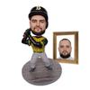 Laclayfigurine Custom Personalized Bobblehead Dolls Baseball Gifts for Him- Sculpted by Tiktok Clay Artist Jerry view 1