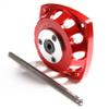 GTBRacing Metal HPI Baja Rotor Electric Starter for RC 1/5 Gasonline Car HPI km rv Baja 5b ss 5sc Upgrade Part (Red) view 1