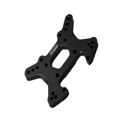 GPM For Losi 1:10 Lasernut U4 Tenacity LOS03028 / Tenacity DB Pro LOS03027V2 Upgrade Parts Aluminum Front Shock Tower -1Pc Set Black