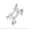 GPM For Losi 1:10 Lasernut U4 Tenacity LOS03028 / Tenacity DB Pro LOS03027V2 Upgrade Parts Aluminum Front Shock Tower -1Pc Set Silver view 1