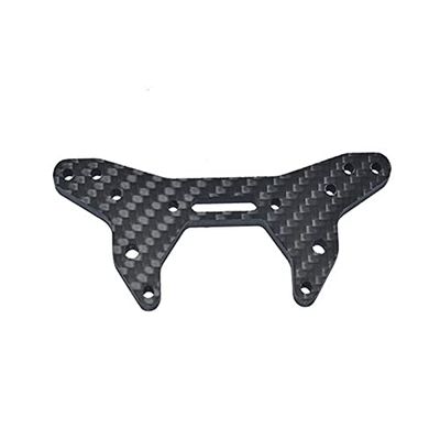 GPM for Arrma 1:7 Infraction 6S BLX/Limitless All Road Upgrade Parts Carbon Fiber Front Shock Tower - 1Pc Set Black