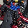 GPM for Arrma 1:7 Infraction 6S BLX/Limitless All Road Upgrade Parts Carbon Fiber Front Shock Tower - 1Pc Set Black view 3