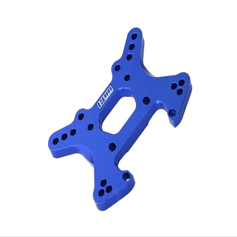 GPM For Losi 1:10 Lasernut U4 Tenacity LOS03028 / Tenacity DB Pro LOS03027V2 Upgrade Parts Aluminum Front Shock Tower -1Pc Set Blue