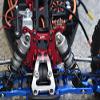 GPM For Losi 1:10 Lasernut U4 Tenacity LOS03028 / Tenacity DB Pro LOS03027V2 Upgrade Parts Aluminum Front Shock Tower -1Pc Set Blue view 2