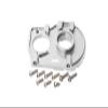 GPM For Losi 1:10 Lasernut U4 Tenacity LOS03028 / Tenacity DB Pro LOS03027V2 Upgrade Parts Aluminum Motor Mount Plate With Heat Sink Fins - 10Pc Set Silver view 1