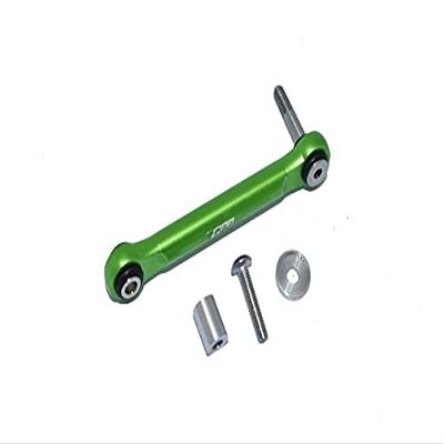 GPM For Losi 1:10 Lasernut U4 Tenacity LOS03028 / Tenacity DB Pro LOS03027V2 Upgrade Parts Aluminum Servo Tie Rod - 4Pc Set Green