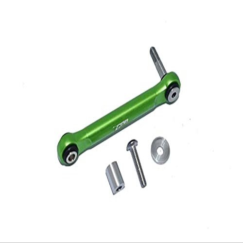 GPM For Losi 1:10 Lasernut U4 Tenacity LOS03028 / Tenacity DB Pro LOS03027V2 Upgrade Parts Aluminum Servo Tie Rod - 4Pc Set Green