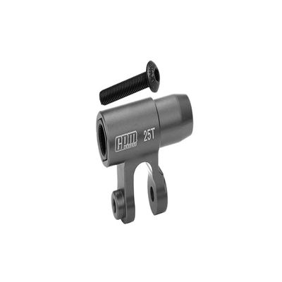 Aluminum Standard 25T Servo Horn For Traxxas X Maxx 4X4 6S / 8S - 2Pc Set Gray Silver