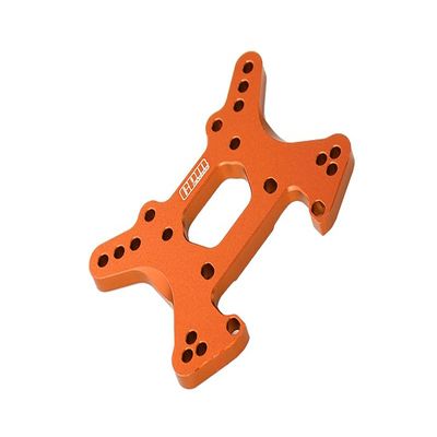 GPM For Losi 1:10 Lasernut U4 Tenacity LOS03028 / Tenacity DB Pro LOS03027V2 Upgrade Parts Aluminum Front Shock Tower -1Pc Set Orange