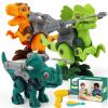 TOY Life 3-Pack Take Apart Dinosaur Toys for 3, 4, 5, 6, 7 Year Old Boys, Kid Dinosaur Toy with Electric Drill Tool Set, STEM Building Construction Toys, Educational Birthday Gifts for Toddlers view 1