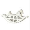Melody Jane Dolls Houses Dollhouse White Rocking Horse JBM Miniature Nursery Toy Shop Accessory 1:12 view 1